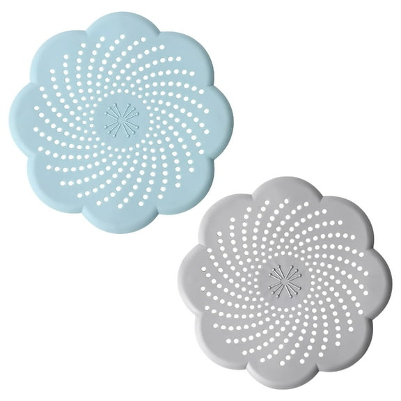 2Pcs Universals Silicone Floor Drain Cover Sewer Outfall Drain Filter Enduring