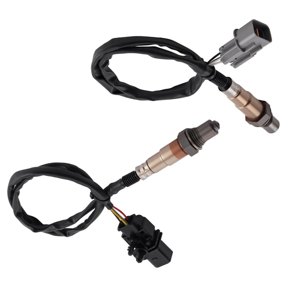 2Pcs Upstream Downstream Oxygen O2 Sensor Set for Kia Soul 1.6L Hyundai Accent Veloster Rio 2012-2018, 234-5055 234-4568 39210-2B110 Engine Exhaust Emission Control Sensor