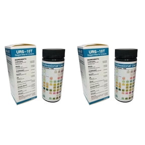 2Pcs Urine Test Strips for Blood 200PCS 10 Parameter Urine Test Strips Acidity Test Kit With Quick and Easy PH Testing Strips