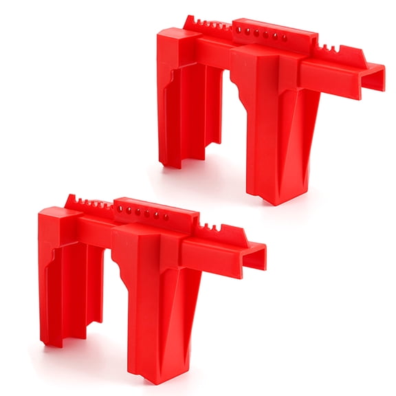 2Pcs Valves Security Lock for Water Systems Universals Fit 0.5 4.25Inch Diameter Pipe Plastic Construction