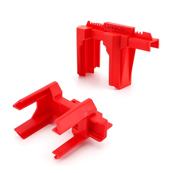 2Pcs Valves Security Lock for Water Systems Universals Fit 0.5 4.25Inch Diameter Pipe Plastic Construction