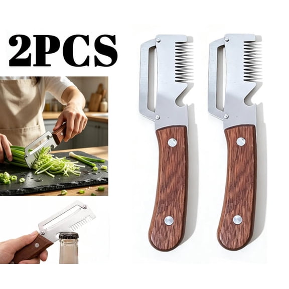 2Pcs Vegetable Peeler 3 in 1 Multi-Functional for Kitchen Stainless Steel Peeler