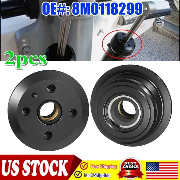 2Pcs Verado Trim Cap for Mercury 8M0118299 896157A01 6-Cylinder 200HP-450HP