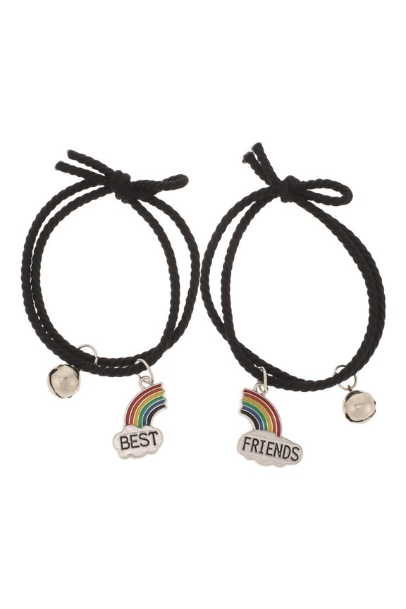 Friendship Bell Bracelets Multi Iron Durable Versatile Use Adjustable