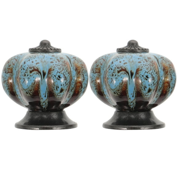 2 Pieces Vintage Cabinet Drawer Knobs with Screws, Handles Pulls for Cupboard and Dresser Furniture