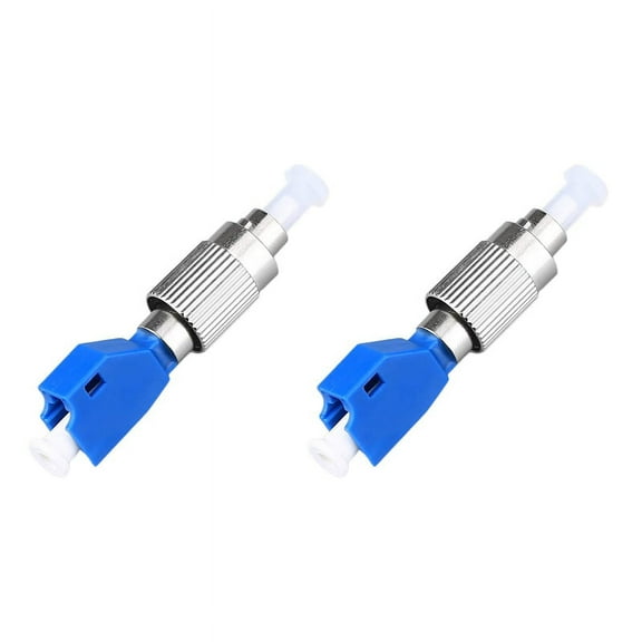 2Pcs Visual Fault Locator Adapter, Hybrid Fiber Optic Connector Adapter,Single Mode 9/125Um Male to LC Female Adapter