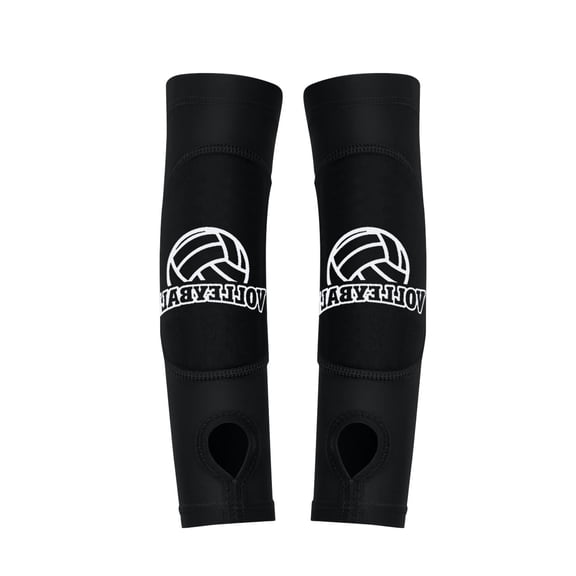 2Pcs Volleyball Arm Sleeves, Sponge Cushioned Forearm Wrist Guard, Impact Protection Support Pads for Sports Training