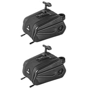 WEST BIKING 2Pcs Battery Bag, 2.6L Saddle Bag, Electric Bicycle Rear Rack Waterproof Bag, Quick Release Storage Bag, Large Capacity Bike Bag, Electric Bike Rear Seat Bag Bike Trunk Bag
