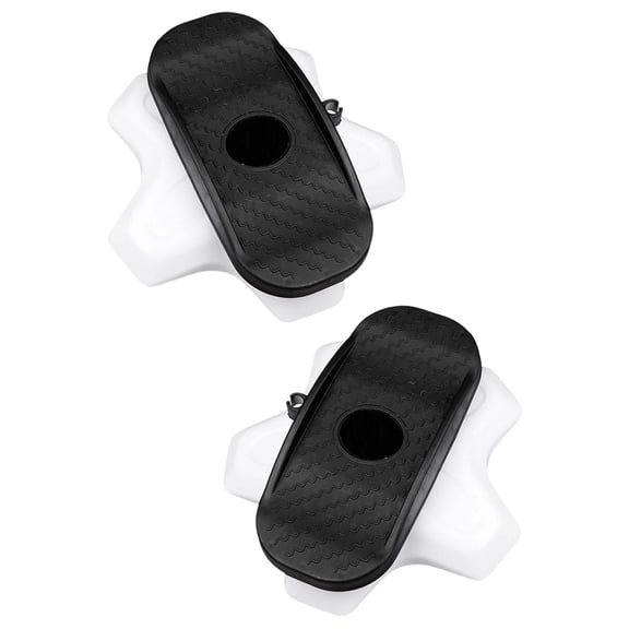 2Pcs Waist Twisting Discs Ab Twisting Boards Abdominal Trainer Mute Twisting Stepper Aerobic Exercise for Fitness Shaping Home Gym Women Men Black