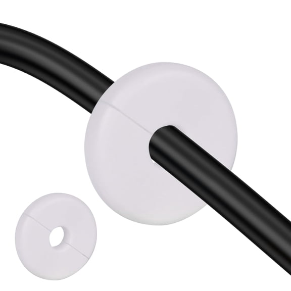 2Pcs Wall Grommets for Cables,Wall Cable Pass Through, Cable Routing kit Accessories for ethernet Cable Wall Bushing Feed Through
