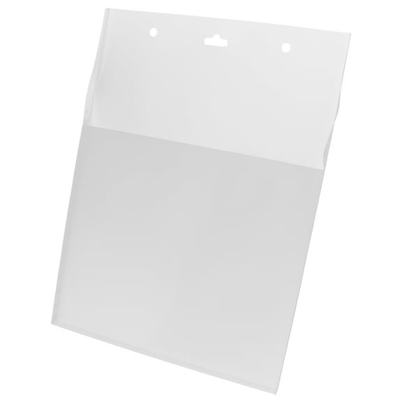 SEWOART 2-Pack Clear Wall-Mounted File Holders for Office Organization, Lightweight Hanging Document Storage Organizers