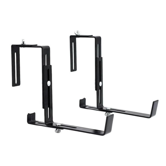 2Pcs Wall Mount Plant Hanger Decor Carbon Load 15kg Wall Hooks Planter Brackets Support for Balcony Garden Porch Planter Feeder