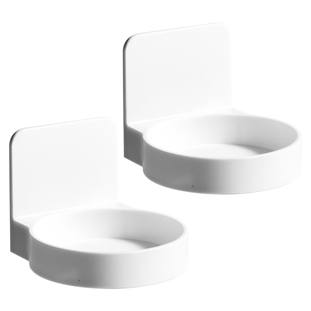 2Pcs Wall Mount Rack Bathroom Wall Holder Small Toiletries Holder ...