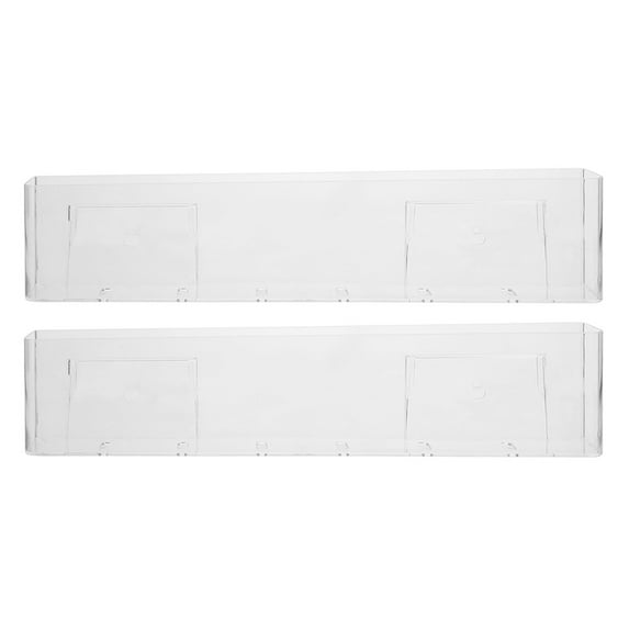 FONDOTIN Vinyl Record Wall Shelf White 2Pcs