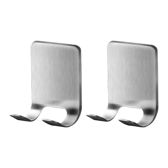 2Pcs Wall Shaving Shaver Holder Shelf Multipurpose Shaving Hook Metal Hanger
