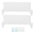 2Pcs Wall Shelf Skateboard Hanger Display Storage Rack Snowboard
