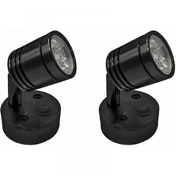 2Pcs Warm 12V Led Wall Light - Interior Light For Rv, Camper, Boat & Caravan