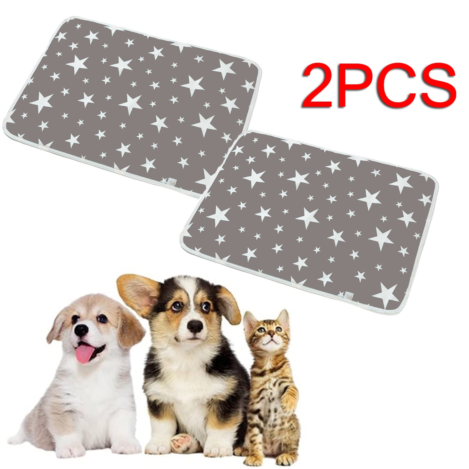 Reusable Pet Dog Pad Washable Waterproof Absorbent Pet Mat Puppy Training Pad  Dog Car Seat Cover Pet Bed Urine Mat - AliExpress