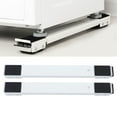 2Pcs Washing Machine Base, Adjustable Extendable Appliance Trolley