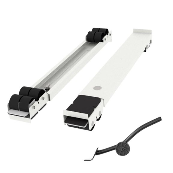 2Pcs Washing Machine Base Extendable Laundry Base Heavy Duty Metal Frame