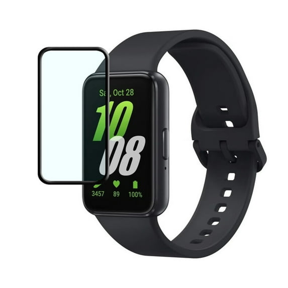 2Pcs Watch Protective Film for Galaxy FIT 3 Clear Full Coverage Screen Protector Anti-Scratch TPU Soft Guard Explosion-Proof 3D Curved Sensitive Touch Accessories