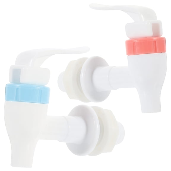 2Pcs Water Dispenser Faucet Plastic Tap Durable Sturdy Faucet for Home Water Control