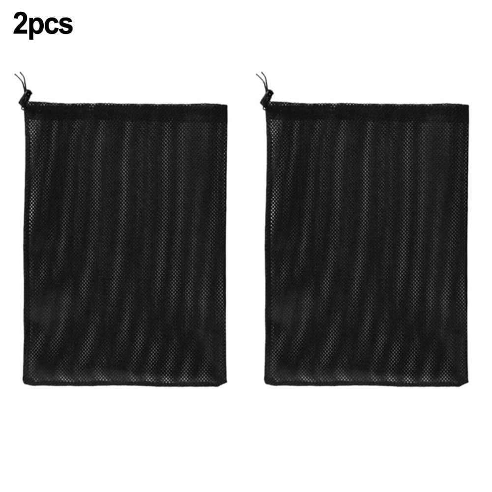 Pond Pump Mesh Bag, 2-Pack Pump Barrier Bag With Drawstring, Black Pool Bags For Pond Bio Filters Aquarium Filtration 58560 Pond Pump Mesh Bag, 2-Pack Pump Barrier Bag With Drawstring, Black Pool Bags For Pond Bio Filters Aquarium Filtration 58560