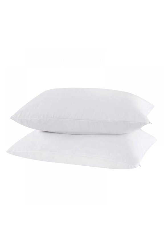 2Pcs Waterproof, Allergy, Dust, Bed Bug, and Mite Proof Zippered Protectors - Pillowcase Zipper Cover Allergen Case Pack For Sleep Pillows