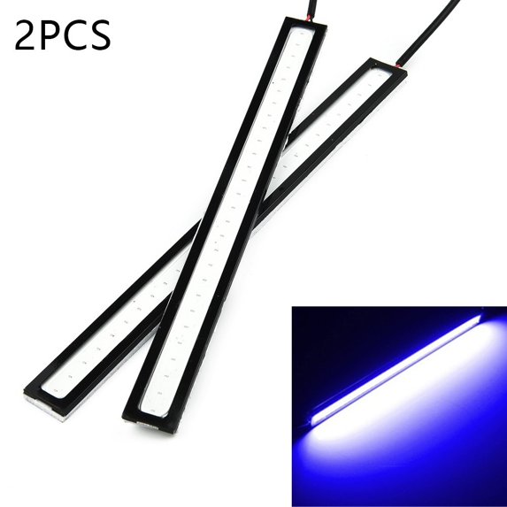 2Pcs Waterproof Car Light DC12V COB LED Lights DRL Fog Driving Lamp 17CM