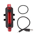 thumbnail image 1 of 2Pcs Waterproof USB Rechargeable Red LED Bike Tail Light Rear Light Bright Safety Warning Light Fits for Bike Road Bike Mountain Bike, 1 of 6