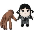 2Pcs Wednesday Addams Plush Doll, Wednesday Addams Family Thing Hand