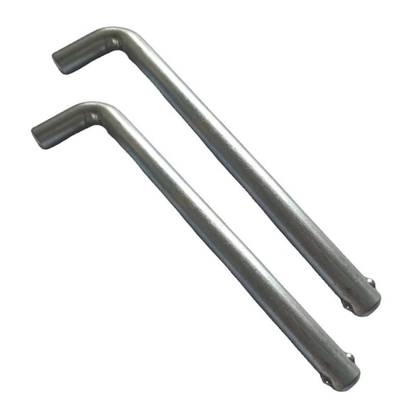 2Pcs Weight Stack Pin 135Mm Steel L-Shaped Integral Pin Heavy Duty Machine Pin Fitness Equipment Weight Block Parts