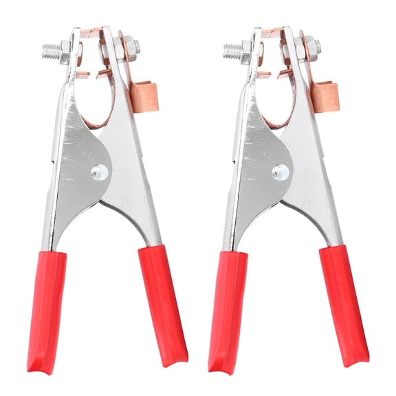 2Pcs Welding Ground Clamp 300A Earth Clip Firm Clamping Fixing Holding Tool Set Kit