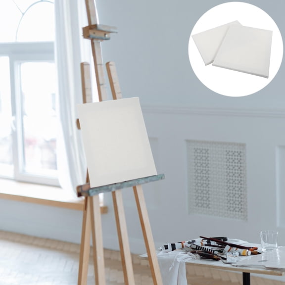 2Pcs White Indoor Painting Frame with Excellent Material for Home Wall Decoration
