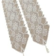 thumbnail image 1 of 2Pcs White Lace Table Doilies with Handmade Crochet Floral Table Doilies Cover for Coffee and End Table Decoration, 1 of 9