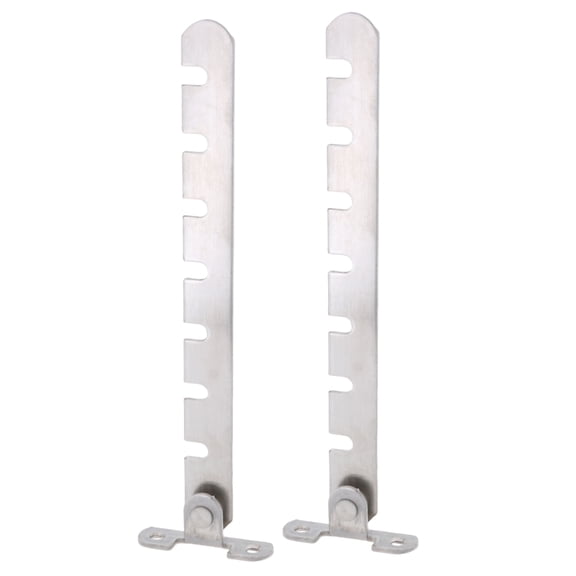 2Pcs Window Restrictor Latches Adjustable Window Limiters Stainless Steel Childproof Restrictor Safety Lock Enduring