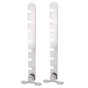 2Pcs Window Restrictor Latches Adjustable Window Limiters Stainless Steel Window Lock for Homes Office Easily to Install