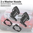 thumbnail image 1 of 2Pcs Windscreen Wiper Washer Nozzle Jet Spray For Jeep Grand Cherokee 2011-17 TG, 1 of 5