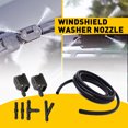thumbnail image 1 of 2Pcs Windshield Washer Jet Nozzles With 2M hose W/ Connector Universal Durable, 1 of 7
