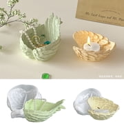 2Pcs Wing Shape Storage Container Silicone Mold Set - 3D Feather Candle Vessel, Jewelry Holder, Trinket Jar, Planter Pot Molds for Epoxy Resin Concrete Casting Art Craft Decor