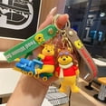 thumbnail image 1 of 2Pcs Winnie the pooh Theme 3D Silicone Charm， Cartoon Keychain ，Bag Pendant Accessories., 1 of 6