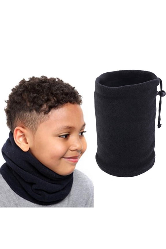 2Pcs Winter Neck Warmer Gaiter Ski Tube Scarf Cold Weather Face Cover for Boys Girls,Royal Blue