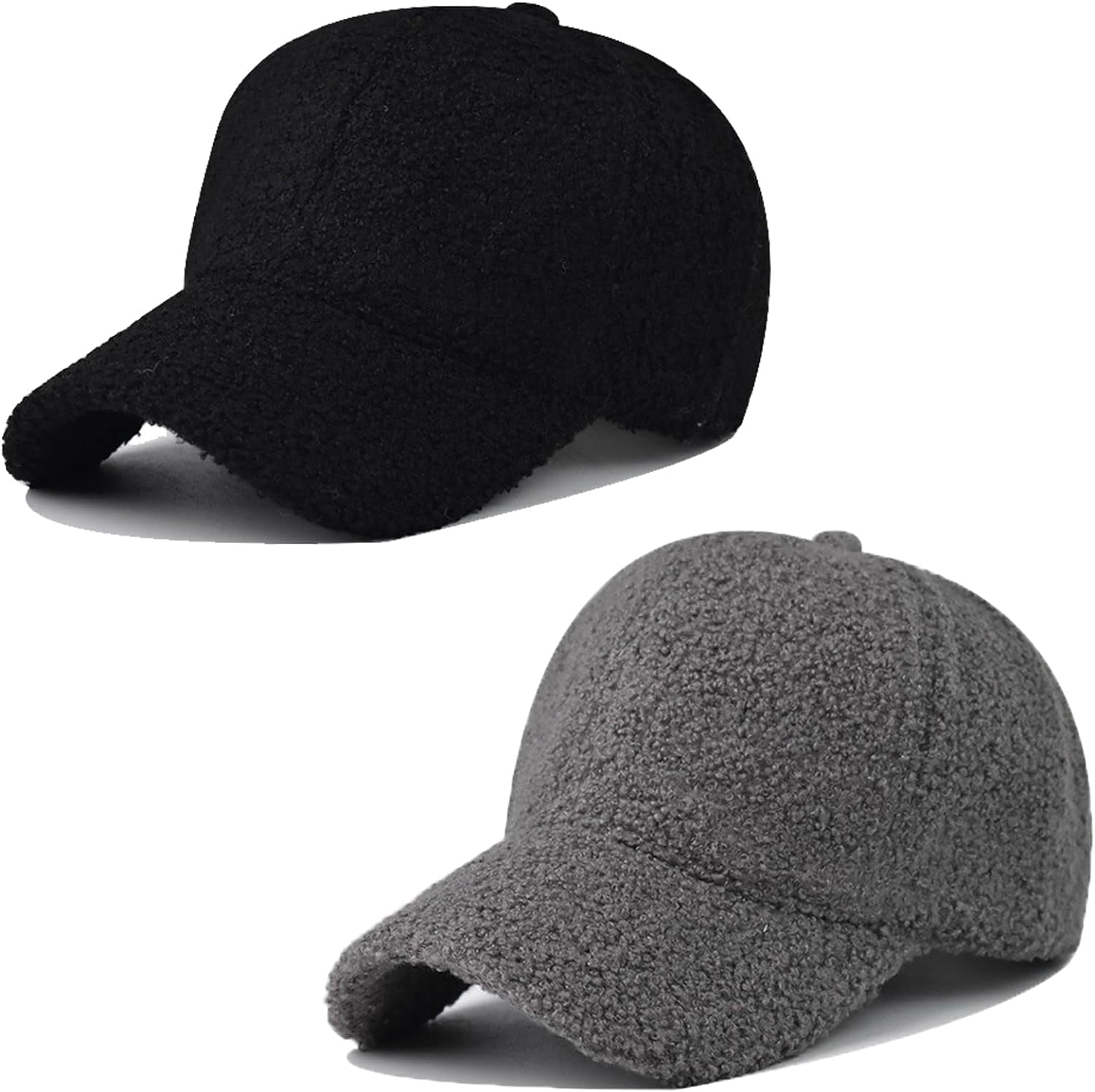 2Pcs-Winter-Women-Lamb-Wool-