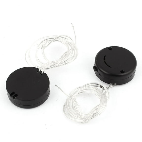 2Pcs Wire 2 x 3V Button Cell Lithium Battery Socket Holder Case