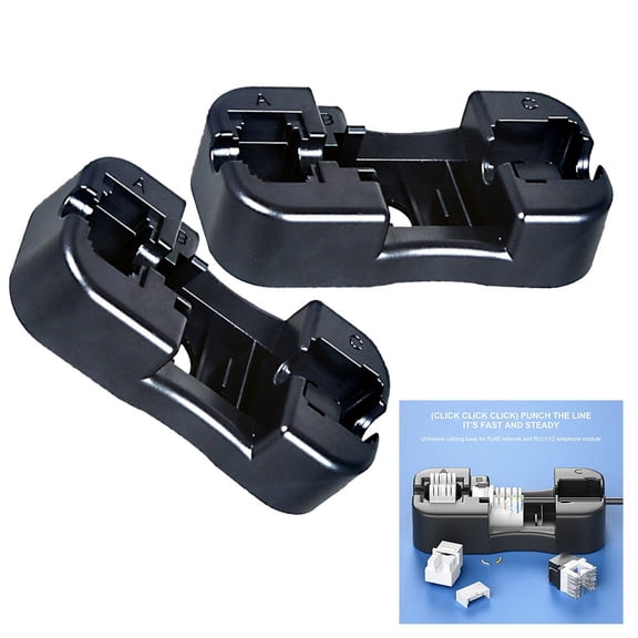 2Pcs Wiring Tool Module Holder for 110 Blade Wire Cable Tool For RJ45/RJ11