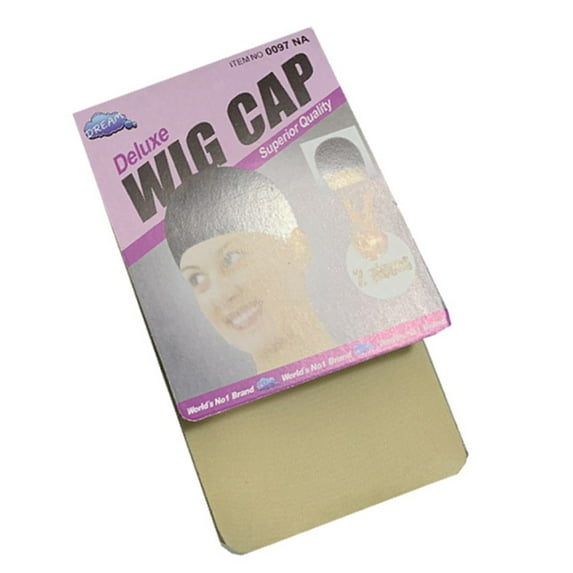 2Pcs Women Stockings Style Stretchable Wig Cap Hair Net Elastic Mesh Liner Snood