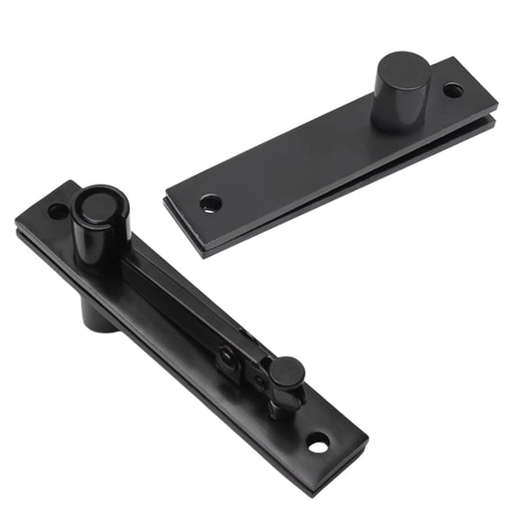 2Pcs Wood Door Pivots Hinges 360/90 Degree Rotation Invisible Pivots Door Hardware