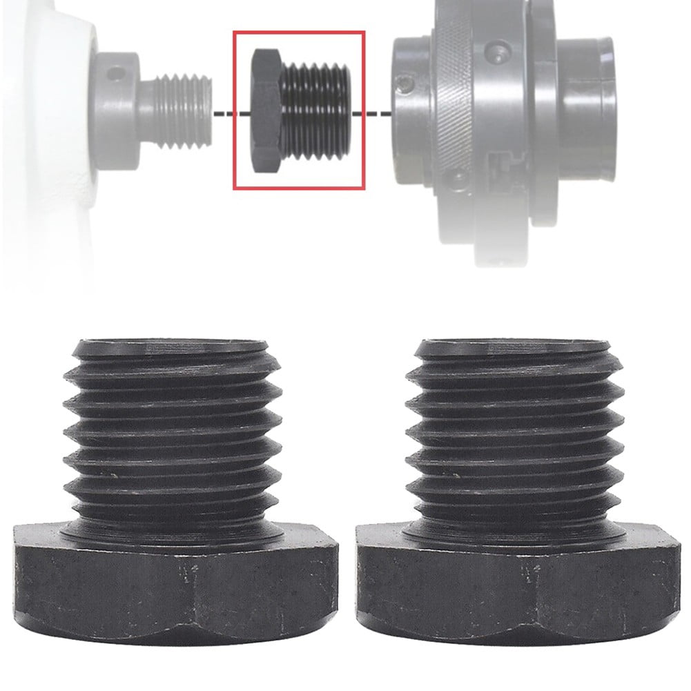 2PCS Wood Turning Lathe Headstock Spindle Chuck Adapter M18X2.5 to 1