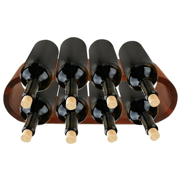 2Pcs Wood Wine Racks Elegant Wine Rack Inserts Convenient Wine Bottle Holder Stand Smooth Wine Shelf Organizer All Match Wine Storage Cabinet Shelf for Home Decor