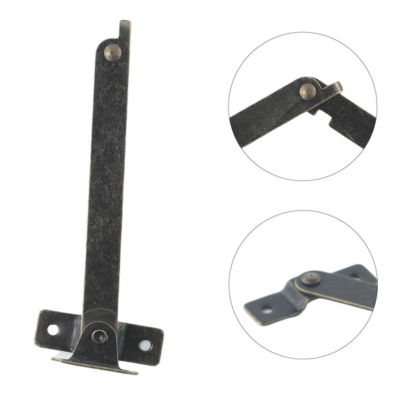 2Pcs Wooden Box Support Tripod Antique Hinge Box Corner Movable Support